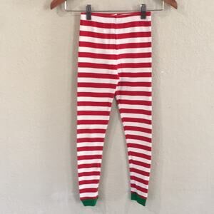 Little Pajamas Boys Sz 10 Striped 100% Cotton Pajama‎ Pants Red Green